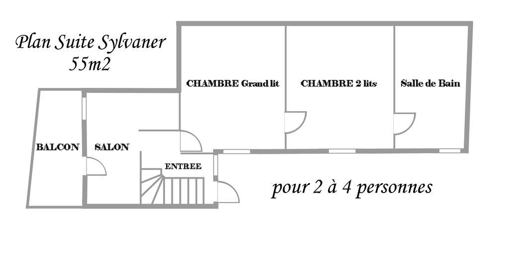 B&B Le Clos des Raisins Beblenheim Exterior foto
